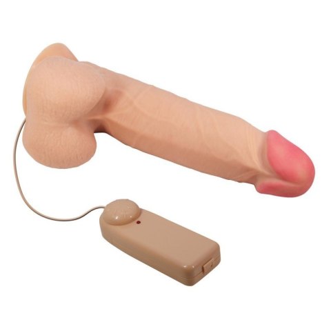 BAILE - Sliding Skin 8,5&#039;&#039; Flesh Vibration Bendable Suction base TPR ABS Boss of toys