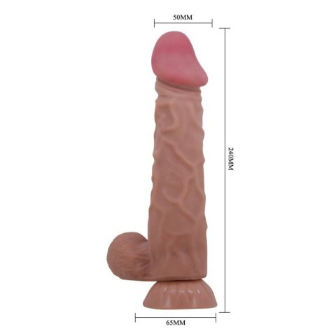 BAILE - Sliding Skin 9,4&#039;&#039; Suction base Bendable TPR Boss of toys