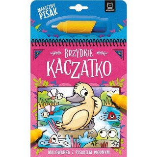 Brzydkie kaczątko. Malowanka z pisakiem wodnym