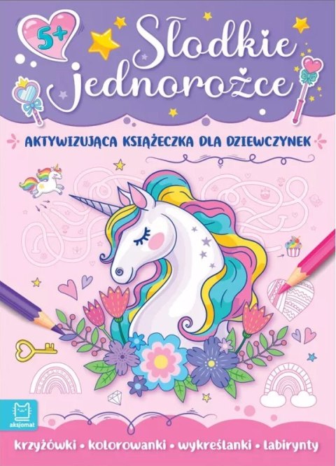 KSIĄŻECZKA AKTYWIZUJĄCA DLA DZIEWCZYNEK JEDNOROŻCE KSIĄŻECZKA AKTYWIZUJĄCA DLA DZIEWCZYNEK JEDNOROŻCE