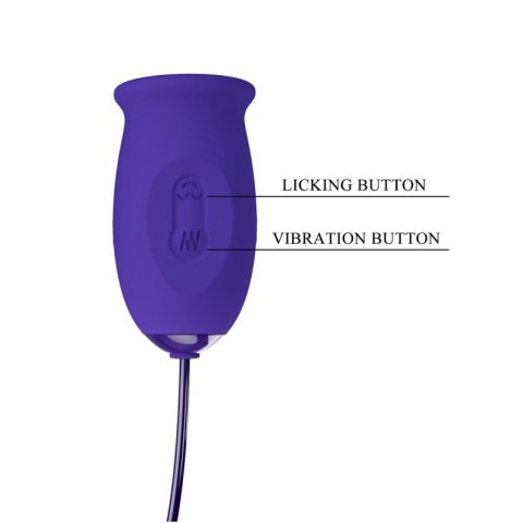 PRETTY LOVE - Daisy - Youth, 12 vibration functions 3 licking settings Memory function Boss of toys