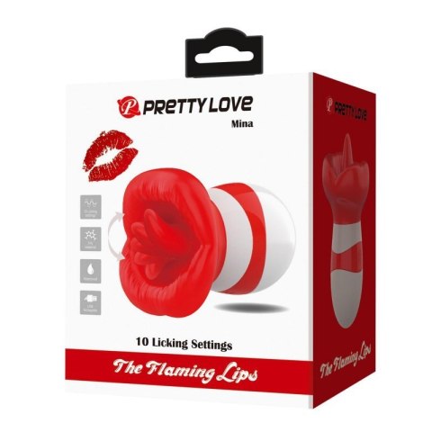 PRETTY LOVE - Mina TPR ABS , 10 licking settings Boss of toys