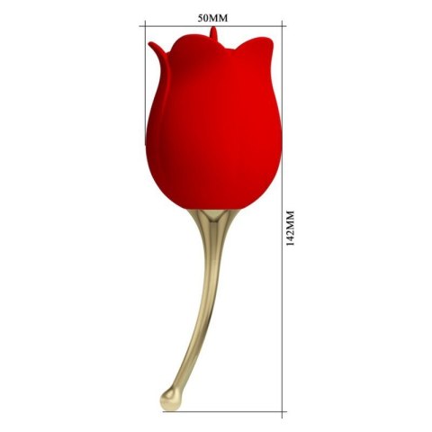 PRETTY LOVE - Rose Lover, 12 vibration functions 12 licking settings Boss of toys