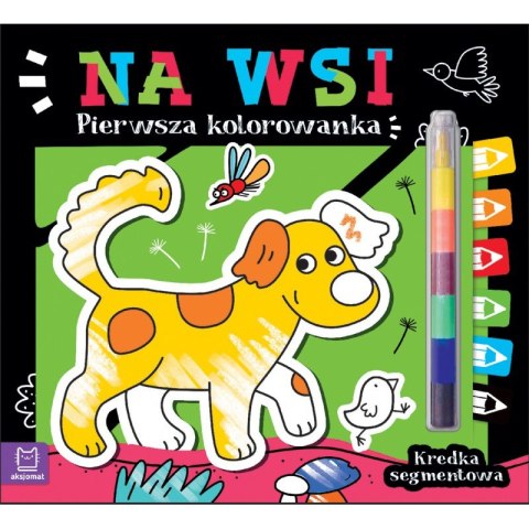 Pierwsza kolorowanka. Na wsi. Kredka segmentowa Pierwsza kolorowanka. Na wsi. Kredka segmentowa