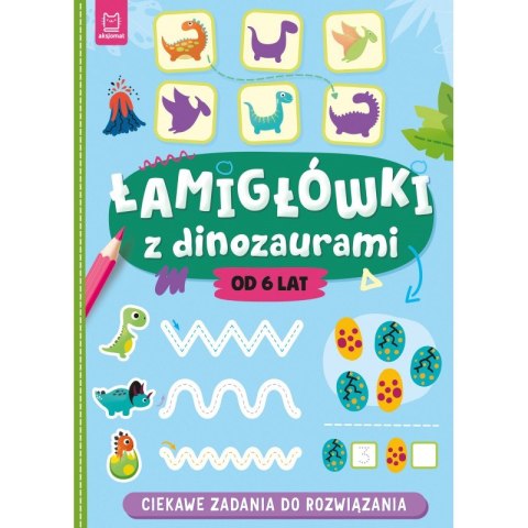 Łamigłówki z dinozaurami. Ciekawe zadania do rozwiązania Łamigłówki z dinozaurami. Ciekawe zadania do rozwiązania