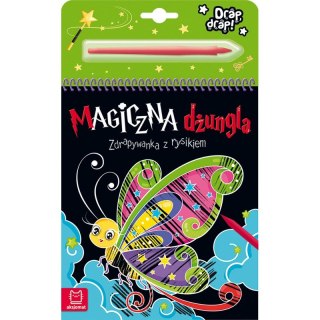 Magiczna dżungla. Zdrapywanka z rysikiem
