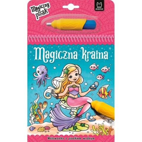 Magiczna kraina. Malowanka z pisakiem wodnym Magiczna kraina. Malowanka z pisakiem wodnym