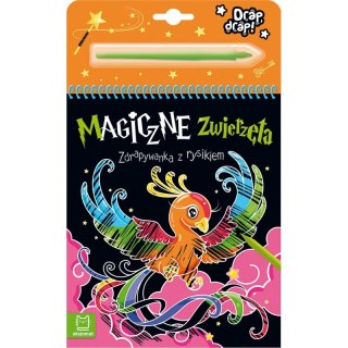 Magiczne zwierzęta. Zdrapywanka z rysikiem