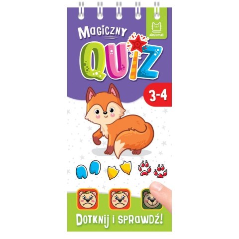 Magiczny quiz z liskiem. Dotknij i sprawdź. 3-4 lata Magiczny quiz z liskiem. Dotknij i sprawdź. 3-4 lata