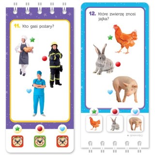 Magiczny quiz z liskiem. Dotknij i sprawdź. 3-4 lata