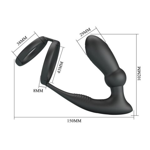 EMONI, 12 vibration functions 12 thrusting settings Memory function Boss of toys
