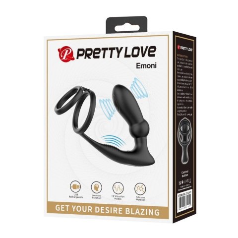 EMONI, 12 vibration functions 12 thrusting settings Memory function Boss of toys
