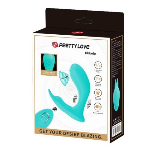 IDABELLE, 12 pulse wave settings 12 vibration functions Wireless remote control Boss of toys