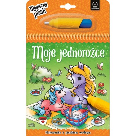 Moje jednorożce. Malowanka z pisakiem wodnym Moje jednorożce. Malowanka z pisakiem wodnym