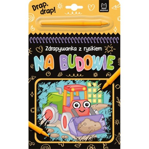 Na budowie. Zdrapywanka z rysikiem Na budowie. Zdrapywanka z rysikiem