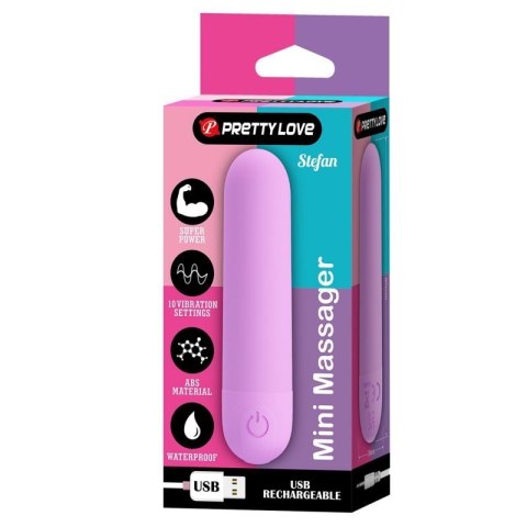 STEFAN, Mini massager, 10 vibration functions Boss of toys