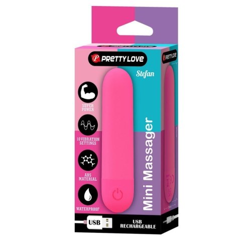 STEFAN, Mini massager, 10 vibration functions Boss of toys