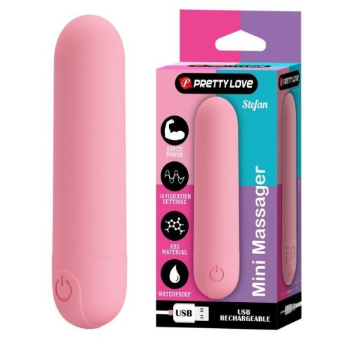 STEFAN, Mini massager, 10 vibration functions Boss of toys