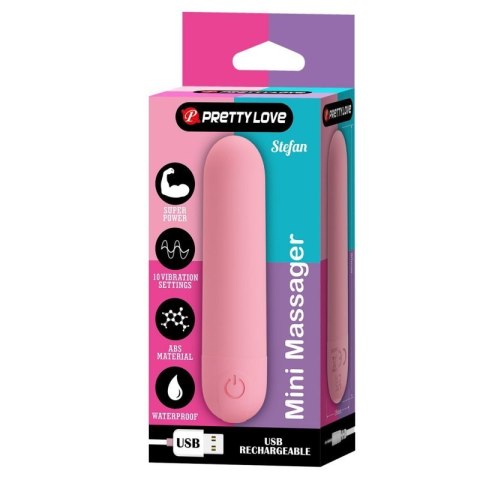 STEFAN, Mini massager, 10 vibration functions Boss of toys