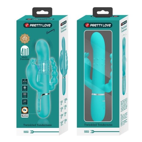 TWINKLED TENDERNESS, 7 thumping functions 7 vibration functions 4 rolling functions Boss of toys