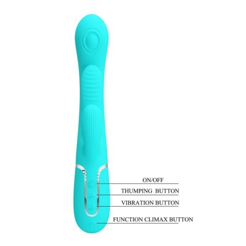TWINKLED TENDERNESS, 7 thumping functions 7 vibration functions Boss of toys