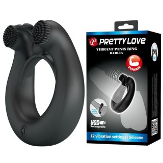 VIBRANT PENIS RING DAHLIA, 12 vibration functions memory function Boss of toys