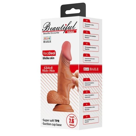 ZEBULON, 7.6", Super soft TPR, Waterproof Boss of toys