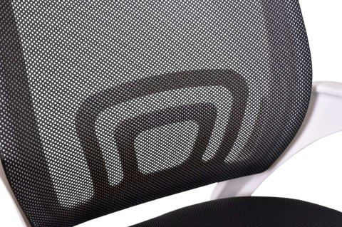Fotel obrotowy do biurka VENTO BLACK MILK MESH Lugano