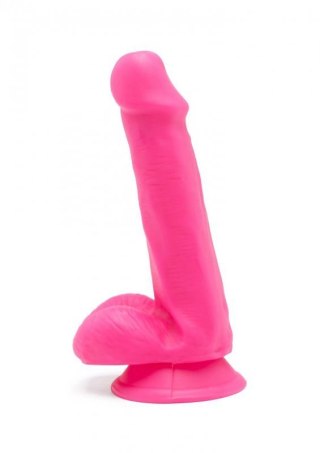 Happy Dicks Dildo 6 inch Balls Pink Boss of toys