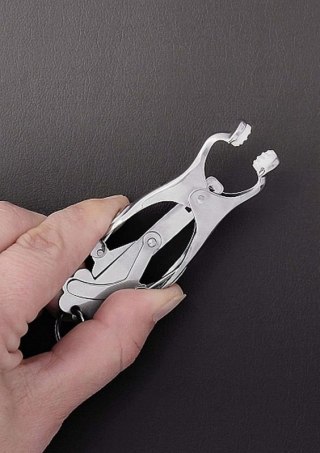 2 Squeezer Teaser Clover Nipple Clamps W Ring Boss of toys