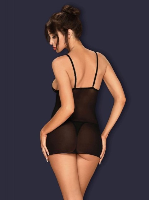 Bielizna-Lucita koszulka i stringi czarna L/XL Boss of toys