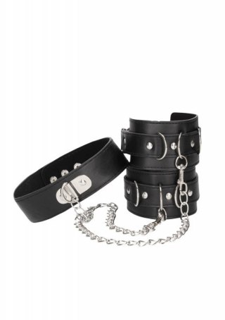Bonded Leather Collar With Hand Cuffs Boss of toys
