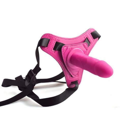 Cintura regolabile strap-on Pink con fallo realistico Boss of toys