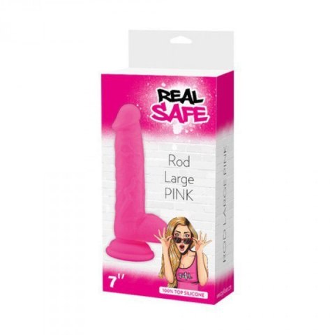 Dildo-Fallo realistico real safe rod large pink Boss of toys Dildo-Fallo realistico real safe rod large pink Boss of toys