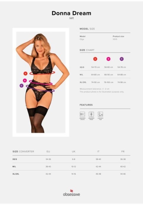 Donna Dream komplet 3-częściowy M/L Boss of toys