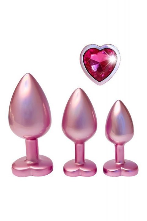 GLEAMING LOVE MATTE PINK PLUG SET Boss of toys GLEAMING LOVE MATTE PINK PLUG SET Boss of toys