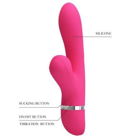 PRETTY LOVE - Willow, 7 vibration functions 4 sucking functions Boss of toys