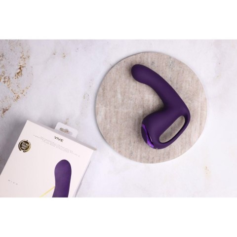 Riko - Rechargeable Triple Action Vibrator with Advanced Finger Motion & Pulse Wave Stimulator - Purple Boss of toys