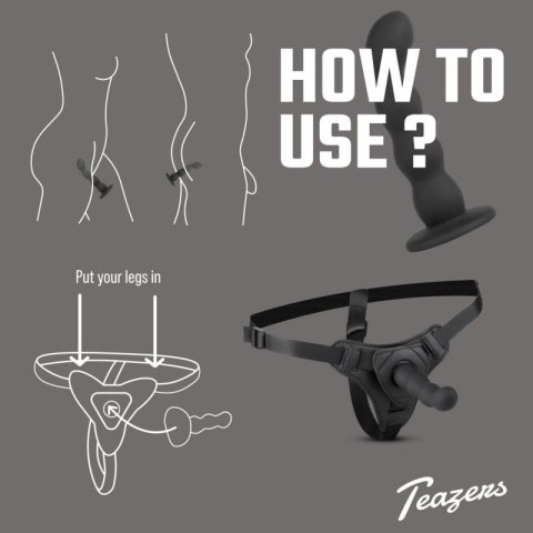 Teazers Silicone Strap-On Boss of toys Teazers Silicone Strap-On Boss of toys