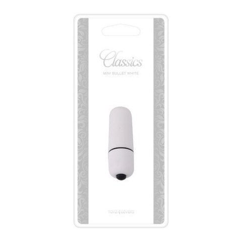 Wibrator-MINI VIBRATORE BULLET CLASSICS WHITE Boss of toys Wibrator-MINI VIBRATORE BULLET CLASSICS WHITE Boss of toys