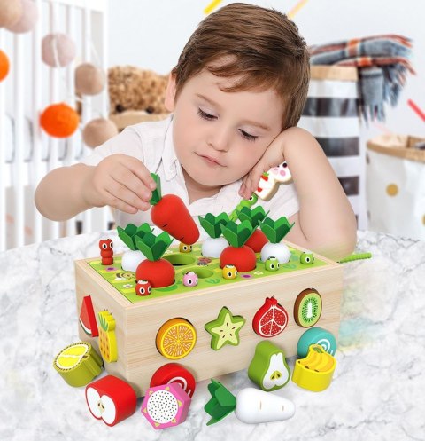 GRA LOGICZNA ZRĘCZNOŚCIOWA SORTER MARCHEWKI I ROBACZKI JHTOY-556 GRA LOGICZNA ZRĘCZNOŚCIOWA SORTER MARCHEWKI I ROBACZKI JHTOY-556