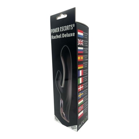 Power Escorts - BR191 - Rachel Deluxe design Multi-Speed Vibrator - Black Boss of toys Power Escorts - BR191 - Rachel Deluxe design Multi-Speed Vibrator - Black Boss of toys
