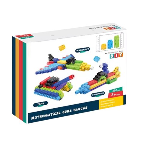 Klocki Konstrukcyjne Edukacyjne 3D Wielowymiarowe Do Budowania 308 ele Klocki Konstrukcyjne Edukacyjne 3D Wielowymiarowe Do Budowania 308 ele