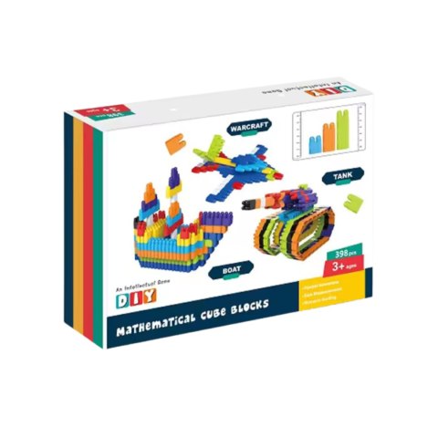 Zestaw Klocki Konstrukcyjne Edukacyjne 3D Kreatywne Budowanie 398 ele Zestaw Klocki Konstrukcyjne Edukacyjne 3D Kreatywne Budowanie 398 ele