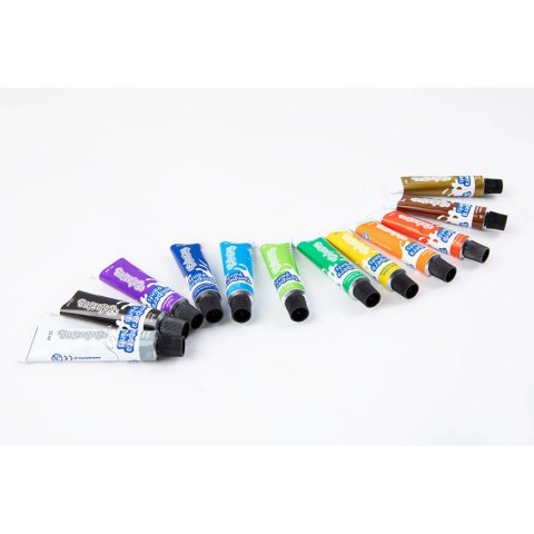 DISNEY COLORINO - FARBY TEMPERA W TUBACH 12 ML 12 KOL - SPIDERMAN DISNEY COLORINO - FARBY TEMPERA W TUBACH 12 ML 12 KOL - SPIDERMAN