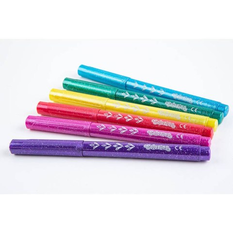 DISNEY COLORINO - FLAMASTRY BROKATOWE 6 KOL - FROZEN DISNEY COLORINO - FLAMASTRY BROKATOWE 6 KOL - FROZEN