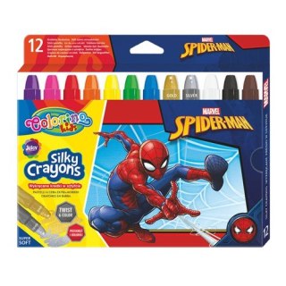 DISNEY COLORINO - KREDKI ŚWIECOWE ŻELOWE W SZTYFCIE 12 KOL - SPIDERMAN/