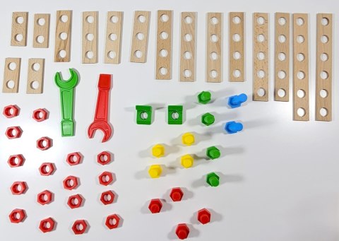 Zabawka konstrukcyjna Mały Konstruktor Junior 50 el/ CONSTRUCTOR JUNIOR Zabawka konstrukcyjna Mały Konstruktor Junior 50 el/ CONSTRUCTOR JUNIOR
