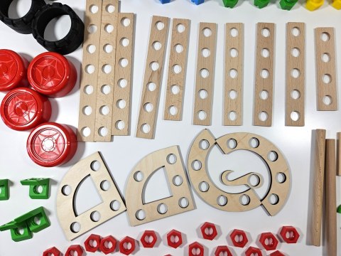 Zabawka konstrukcyjna Mały Konstruktor Junior CONSTRUCTOR JUNIOR 150 EL. Zabawka konstrukcyjna Mały Konstruktor Junior CONSTRUCTOR JUNIOR 150 EL.