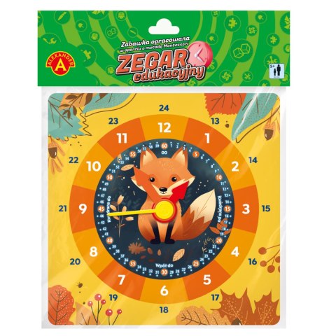 ZEGAR EDUKACYJNY - LIS ZEGAR EDUKACYJNY - LIS